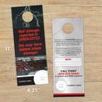 Hail Damage Door Hanger - PeakPrint