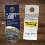 Neighborhood Roof Completion Door Hanger - PeakPrint