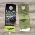 Spring Roof Inspection Door Hanger - PeakPrint