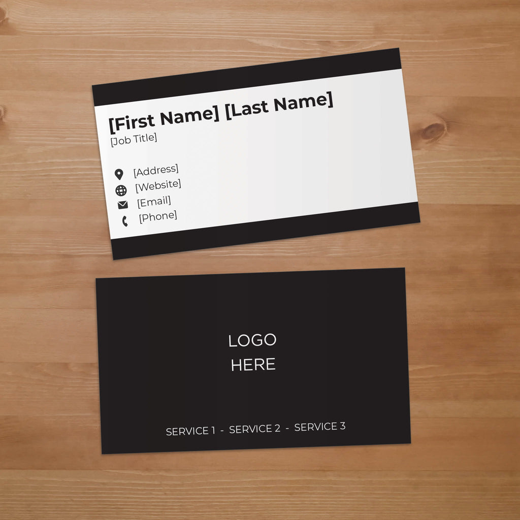 Double Border Business Card - PeakPrint