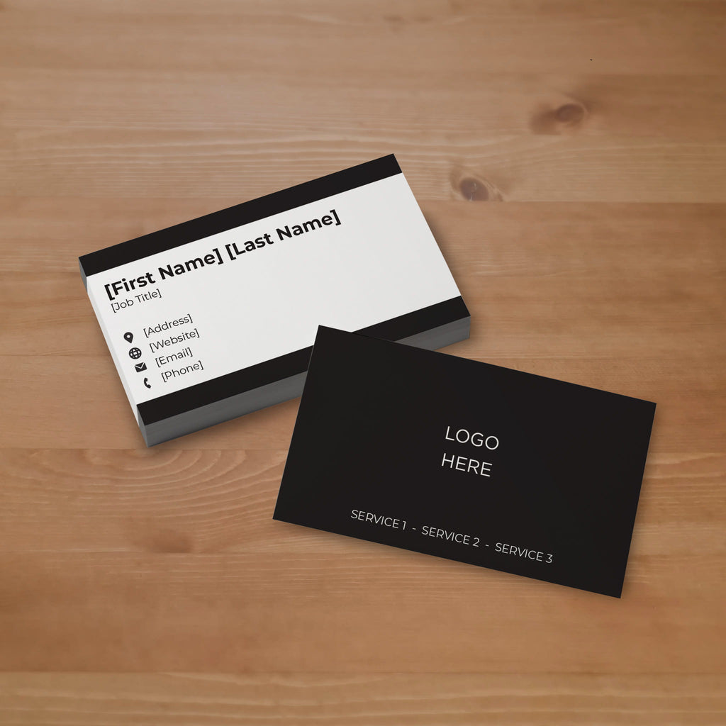 Double Border Business Card - PeakPrint