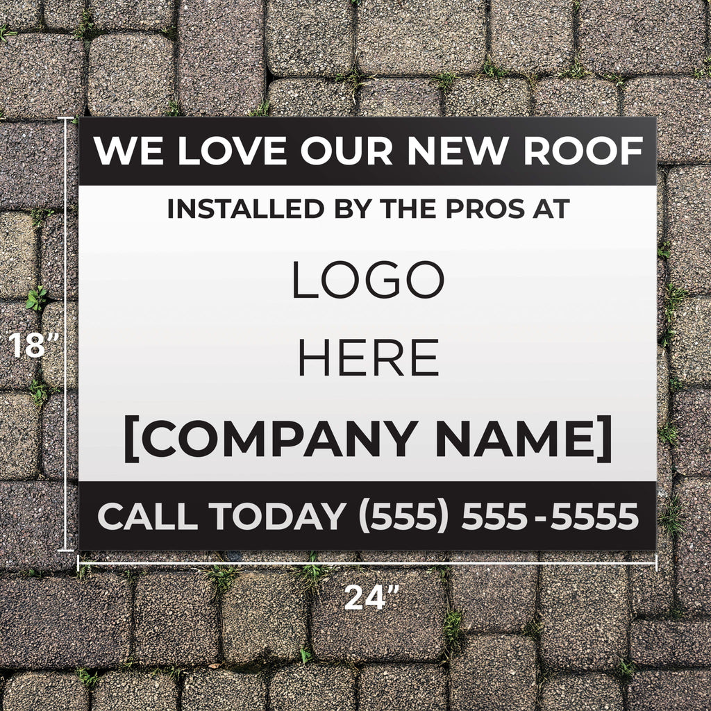 Double Border Yard Sign - PeakPrint