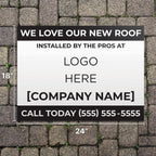 Double Border Yard Sign - PeakPrint