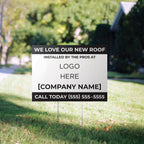 Double Border Yard Sign - PeakPrint