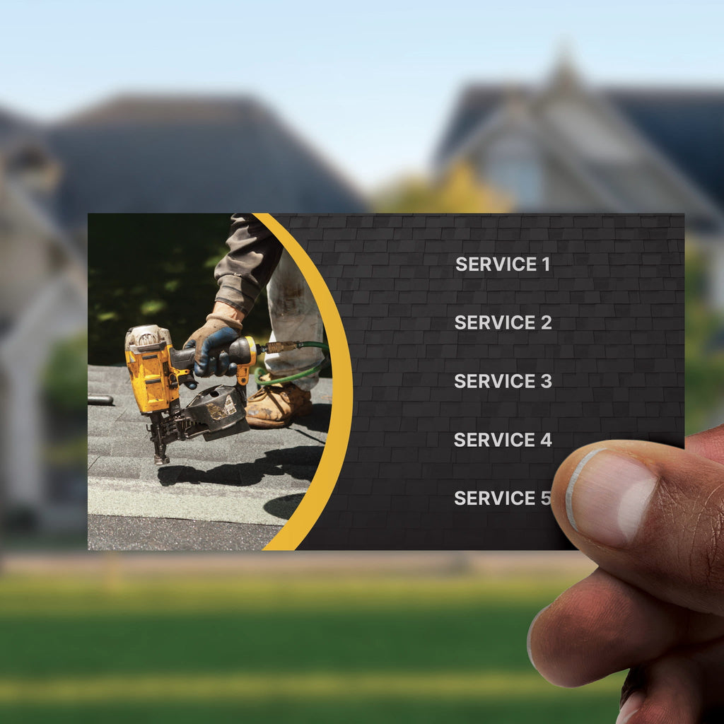 Nail Gun Business Card - PeakPrint