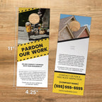 Pardon Our Work Door Hanger - PeakPrint