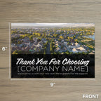 Post-Service Thank You  Postcard Front