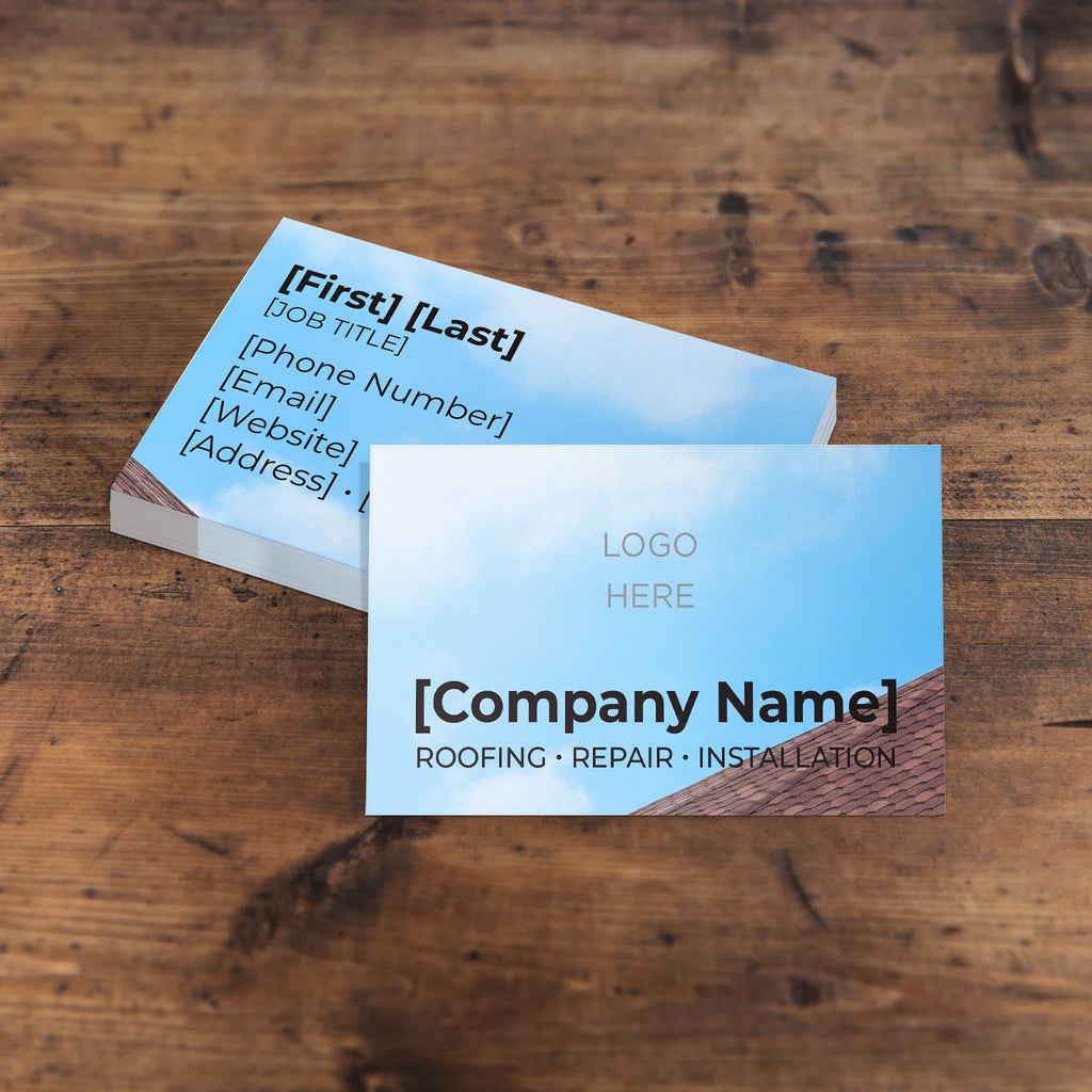 Roofing Shingles Business Card - PeakPrint